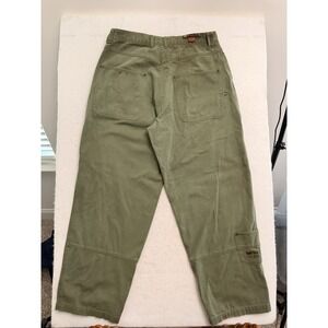 VTG Lugz Jeans 35x31 Green Cargo Carpenter Jeans Baggy Y2K 90s Hip Hop Skater